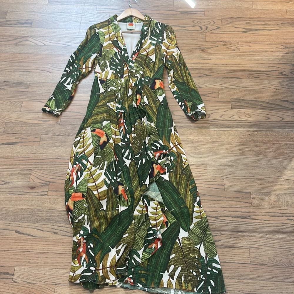 Farm Rio Paradise Forest Maxi Dress - Picture 3 of 4